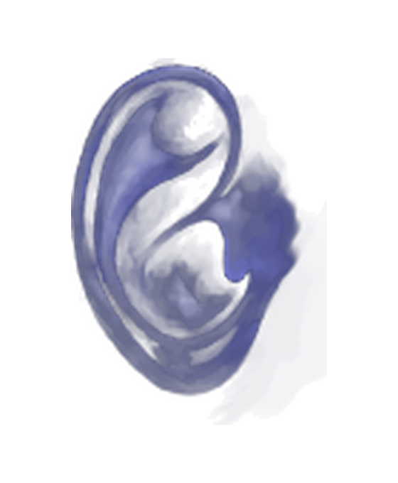 Blue ear logo